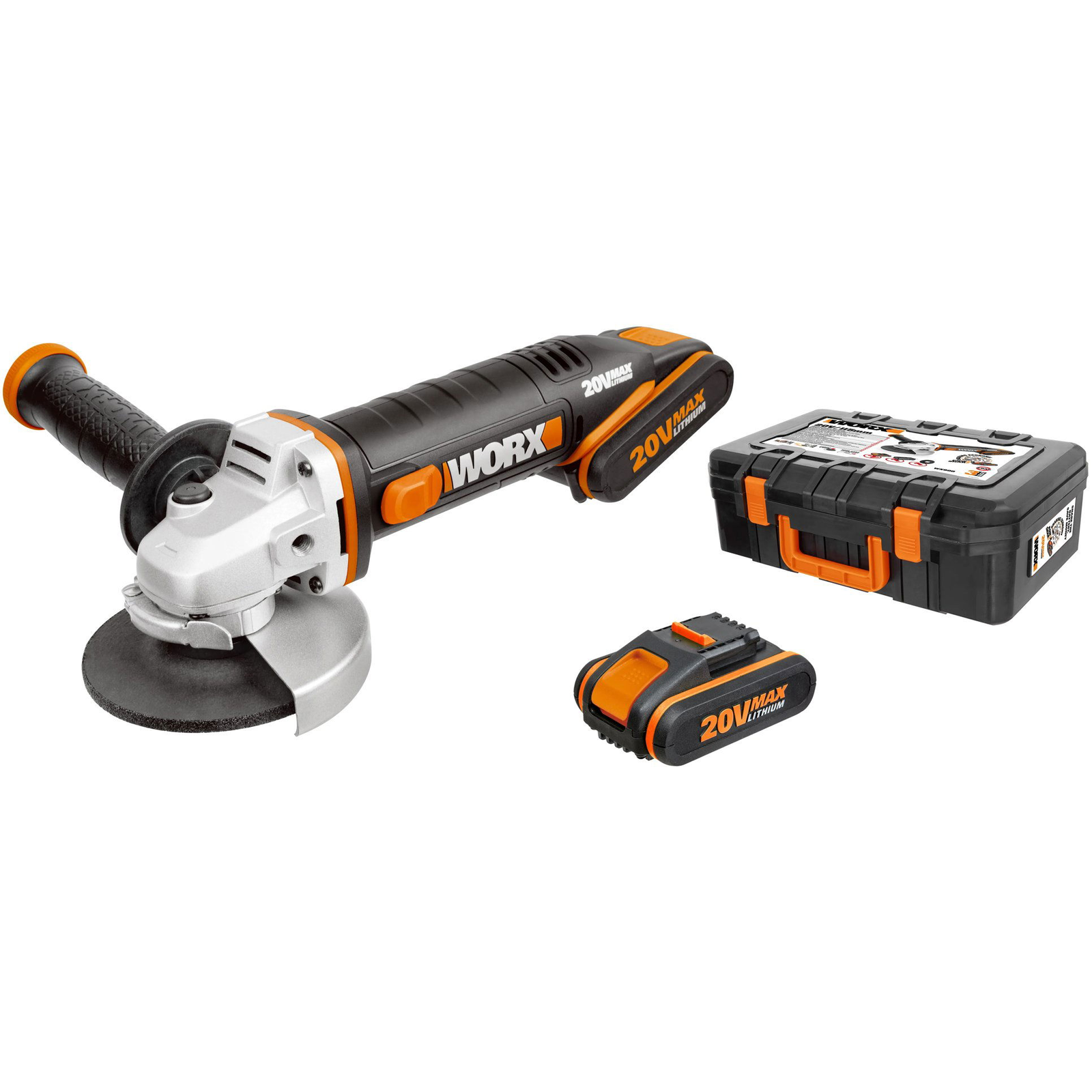 WORX AKU 20V, töltővel, tokban WX800 (2x2 Ah) (6947372528463)