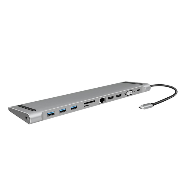 Docking Station Logilink USB-C, 100W, 4K, 11 Port