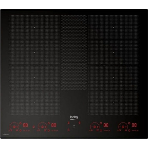Beko HII 68811 NT Negru Încorporat 58 cm Plită cu zonă de inducție 8 zonă(e)