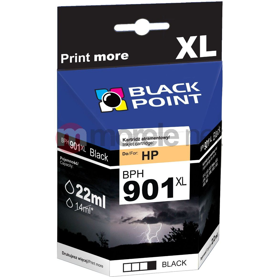 Black Point patron BPH901XL (HP CC653AE) (BPH901XLBK)
