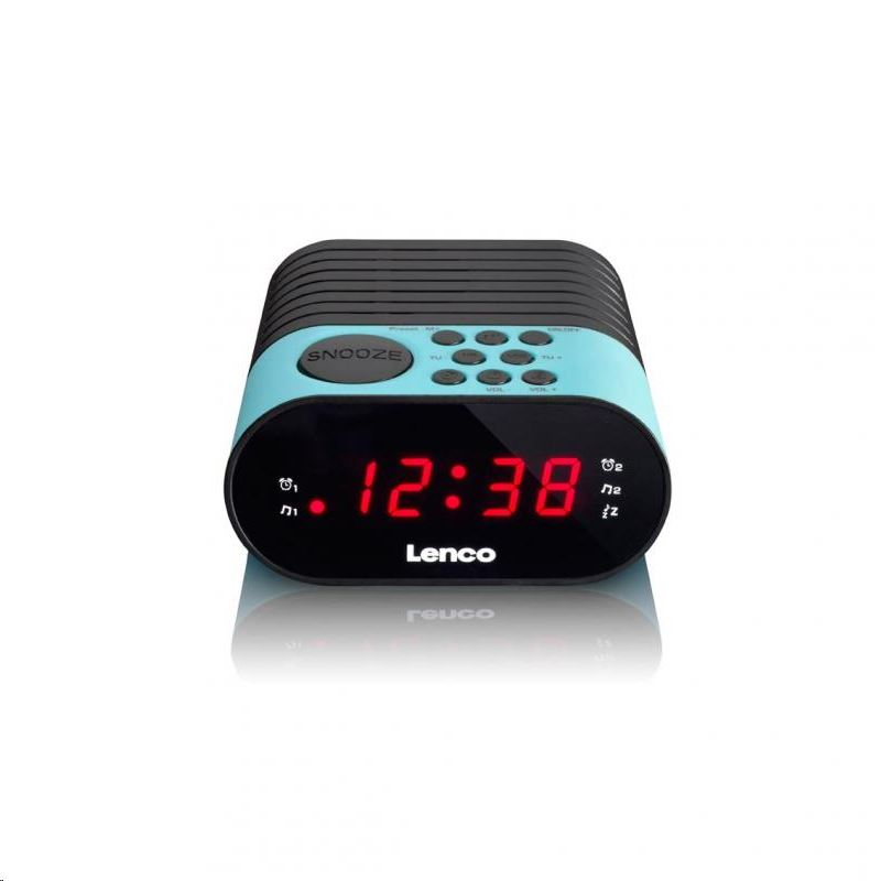 Lenco CR-07 B FM szintézeres ébresztősrádió kék (CR-07 B)