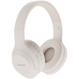 CANYON BTHS-3, Bluetooth headset,with microphone, BT V5.1 JL6956, battery 300mAh, Type-C charging plug, PU material, size:168*190*78mm, charging cable 30cm and audio cable 100cm, Beige
