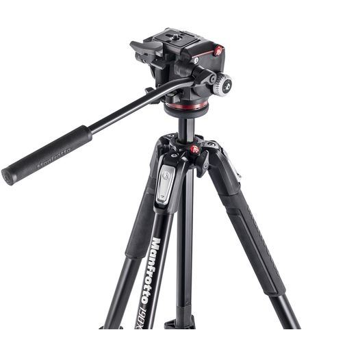 Manfrotto Hobbyista videó állvány 190X ALU 3 SEC. KIT FLUID H. (MK190X3-2W) (MK190X3-2W)