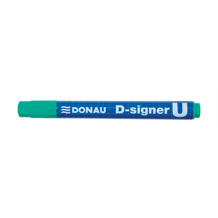 Donau D-signer U 2-4mm Alkoholos marker - Zöld (7371001-06PL)