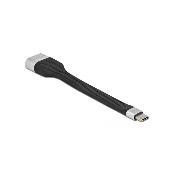 Delock FPC Плосък лентов кабел, USB-C мъжки - HDMI женски, 4K 60 Hz, 14 cm
