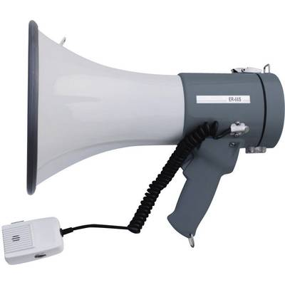 Megafon kézi mikrofonnal, hordpánttal, markolattal max.45W SpeaKa ER-66S (SP-1221224)