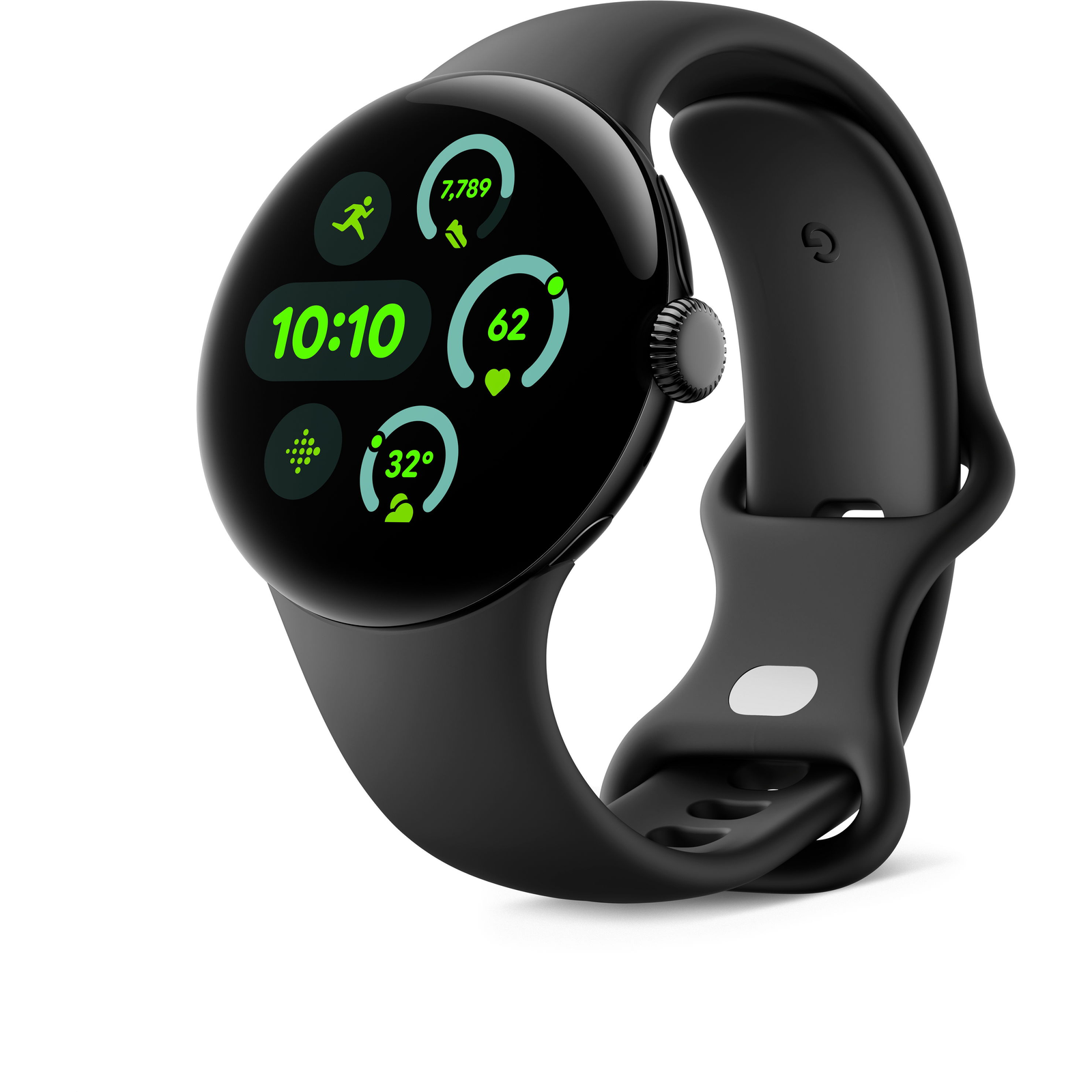 Google Pixel Watch 3 41mm Obsidian WiFi Okosóra (GA05757-DE)