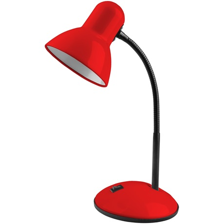 Настолна лампа Avide Basic, Метал, 40W, E27, Червен