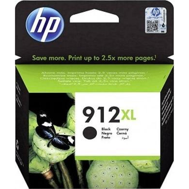 HP 912XL High Yield Black Original Ink Cartridge blækpatron 1 stk Højt (XL) udbytte