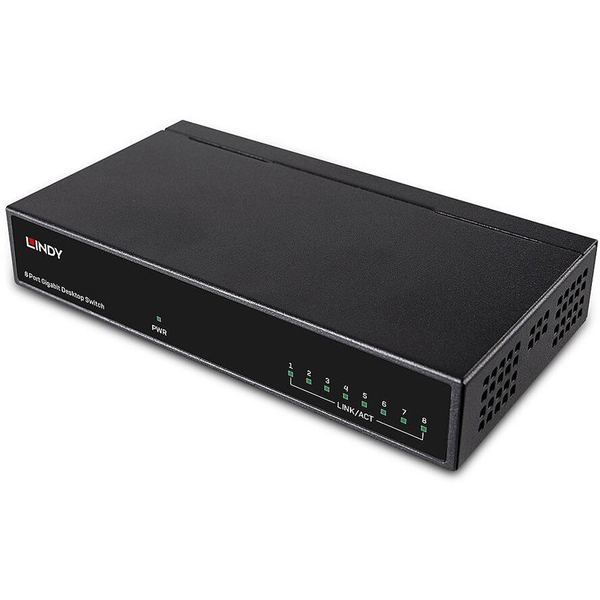 Lindy 25045 switch-uri Gestionate Gigabit Ethernet (10/100/1000) Power over Ethernet (PoE) Suport Argint