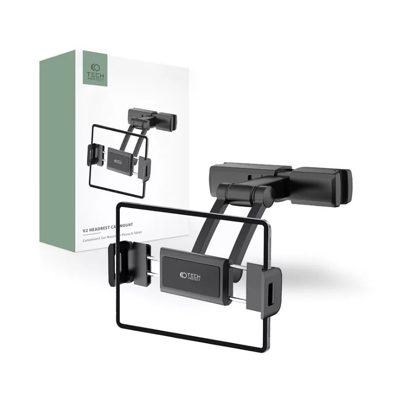 Tech-Protect univerzális fejtámlára szerelhető tablet tartó fekete (FN0503) (FN0503)