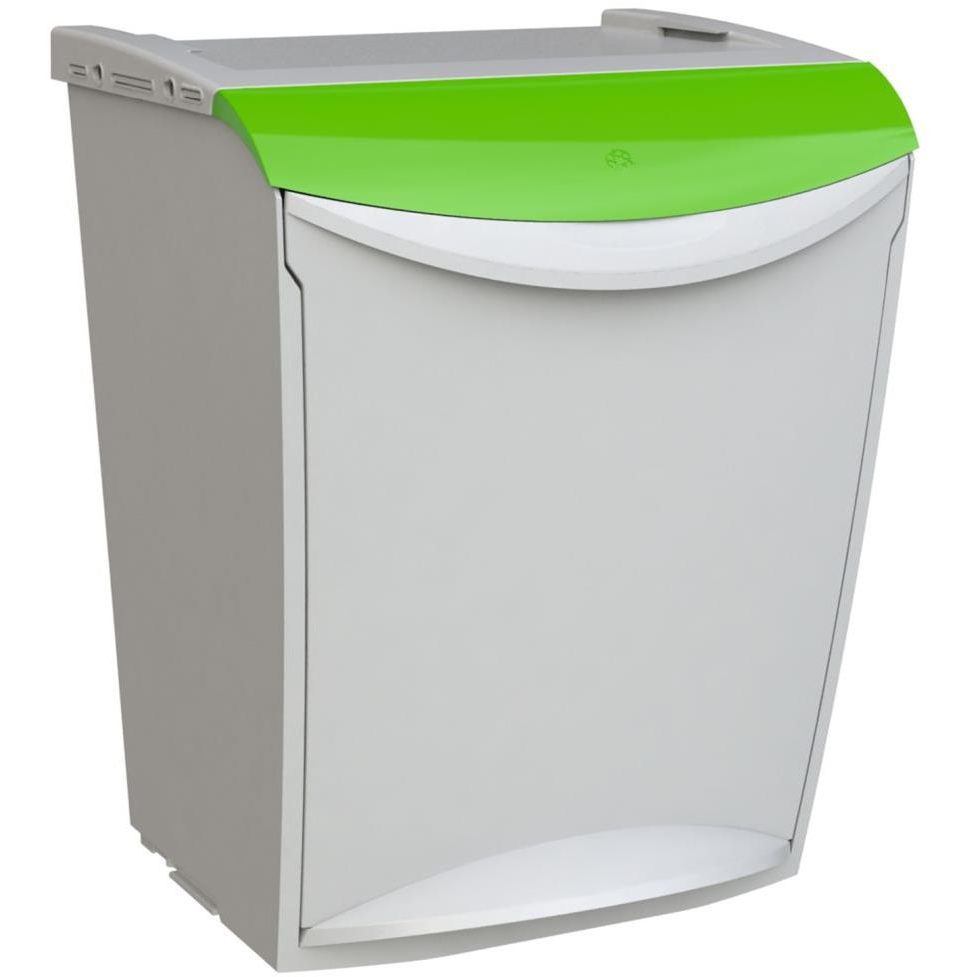 Denox Ekosystem Szelektív szemetes, 25 l, zöld - üveg (24300,553)
