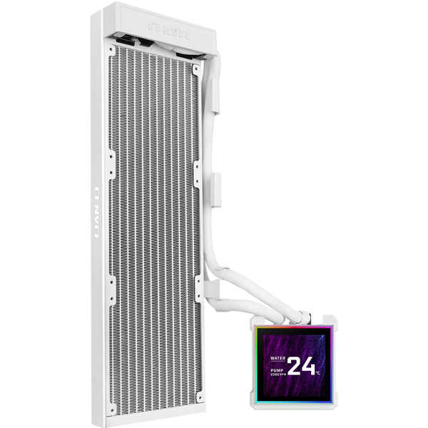 Processzorhűtő Lian Li HYDROSHIFT II LCD-S 360N AiO  - Fehér (Ventilátor nélkül)