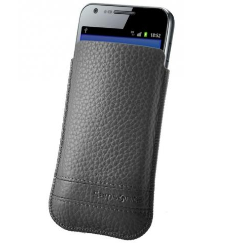 Samsonite Slim Classic Leather iPhone 4/4S tok szürke (50064-2918)