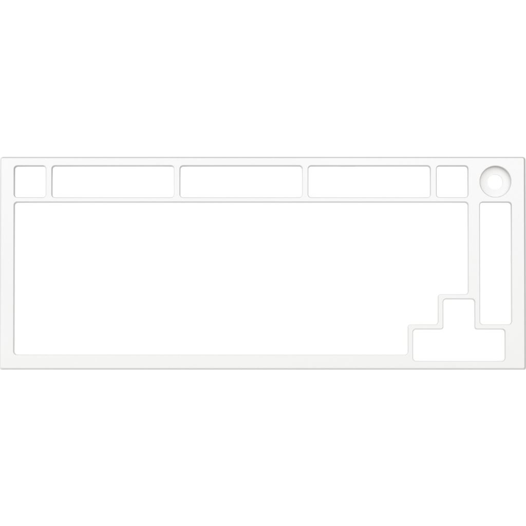 Glorious GMMK Pro 75% billentyűzet burkolat fehér (GLO-ACC-P75-TF-EW) (GLO-ACC-P75-TF-EW)