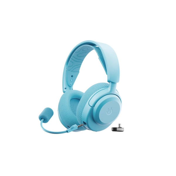 Безжични геймърски слушалки SteelSeries Arctis Nova 3P Aqua