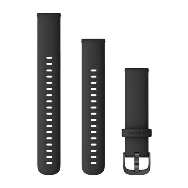Каишка за часовник Smartwatch Garmin 18 мм, Black/Gunmetal