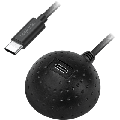 USB-C 3.2(M) <> USB-C(F) 1.5m LogiLink docking ball 5Gbs