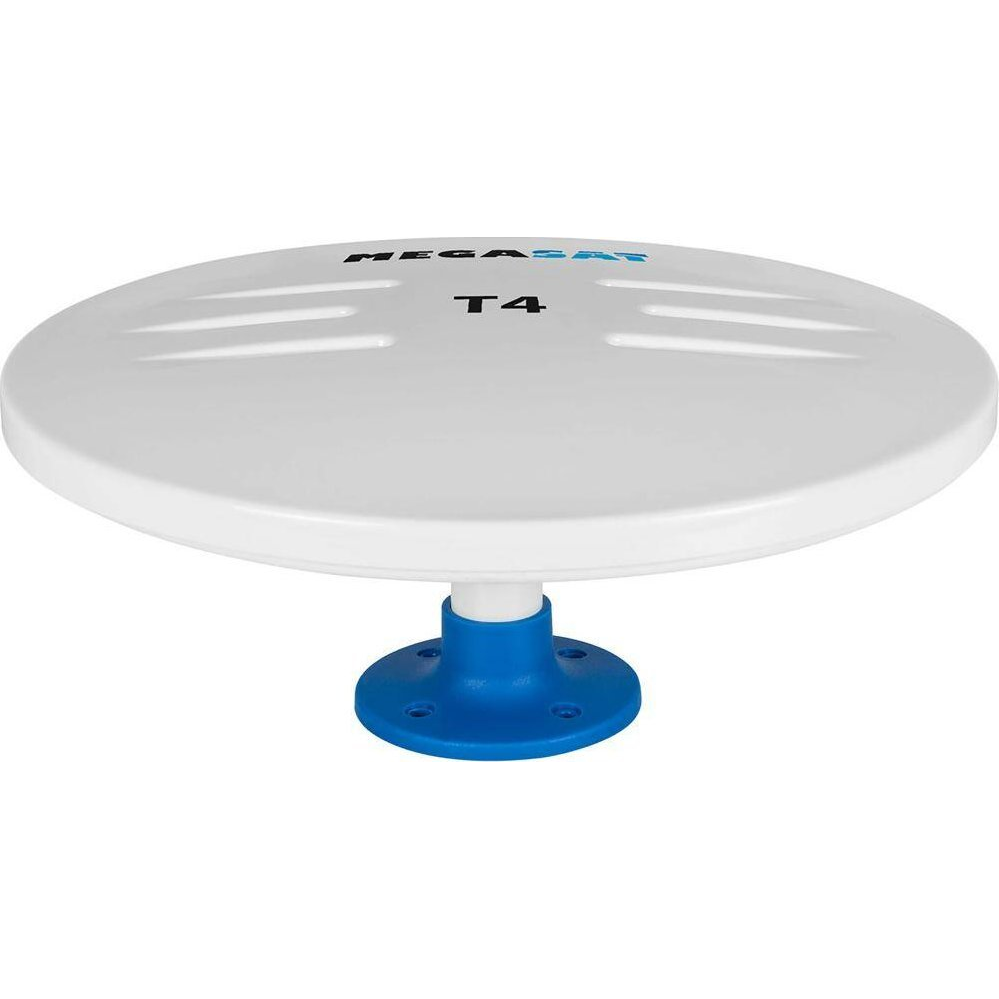 MegaSat T4 Aktív DVB-T/T2 körsugárzó antenna Személygépkocsi, Mobil, Tehergépjármű, Kültér Erősítés: 30 dB Fehér (200198)