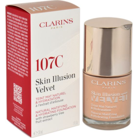 Clarins Skin Illusion Velvet 107c 30 Ml