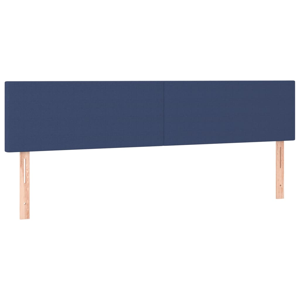 2 db kék szövet fejtámla 80 x 5 x 78/88 cm (345810)