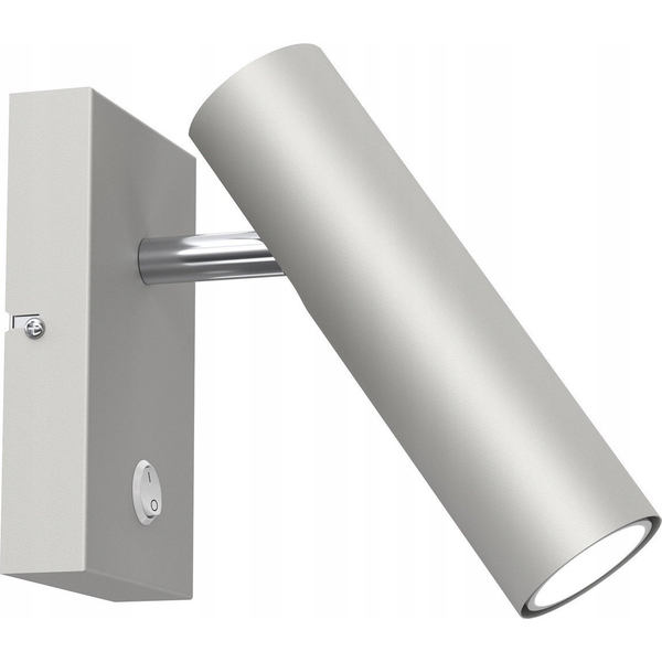 Kinkiet Luminex Luminex Axion 250 kinkiet lampa ścienna spot 1x8W GU10 szary/chrom