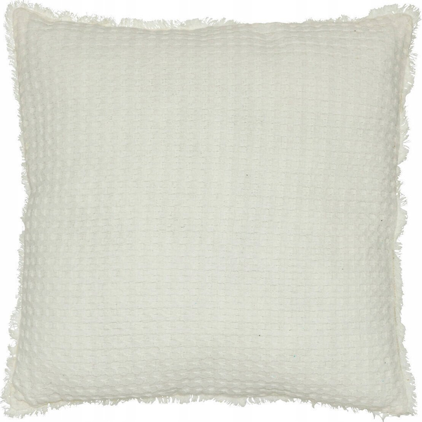 Cojín Nido De Abeja "widdy" 45x45cm Blanco Marfil
