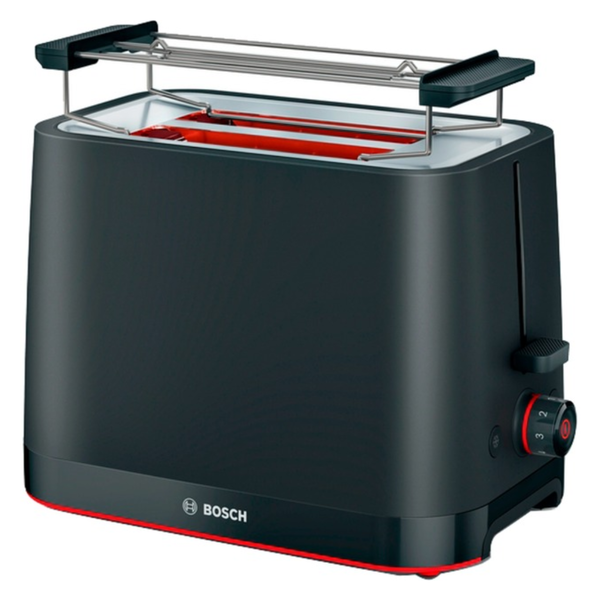 Bosch TAT3M123 brødrister 2 skive(r) 950 W Sort