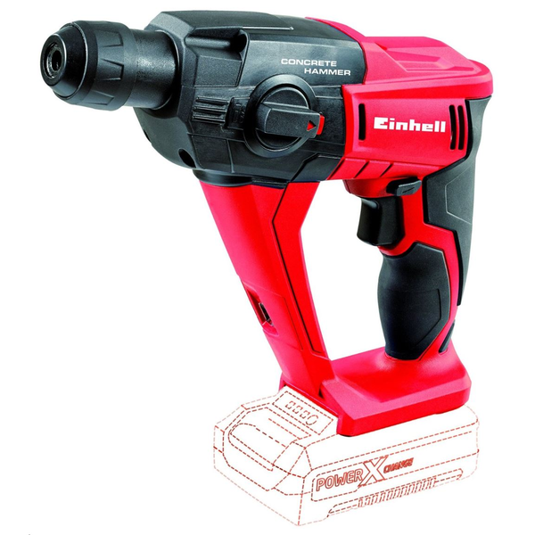 Akumulátorové příklepové kladivo SDS Plus Einhell 1,2 J 1000 W 18 V