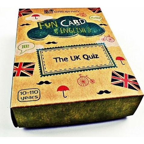 Creativo Fun Card English The UK Quiz angol nyelvtanulási társasjáték (381049)