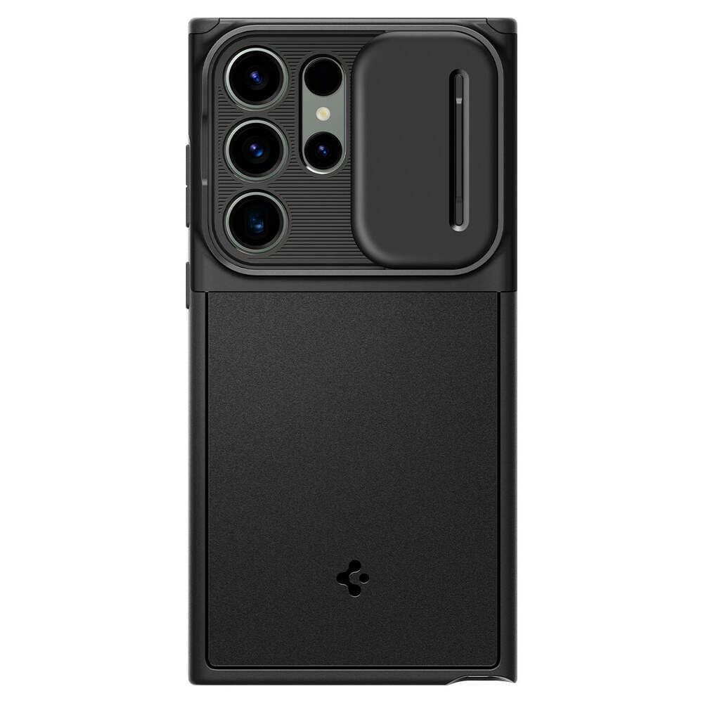 Spigen Optik Armor Samsung Galaxy S23 Ultra tok fekete (ACS05639) (ACS05639)