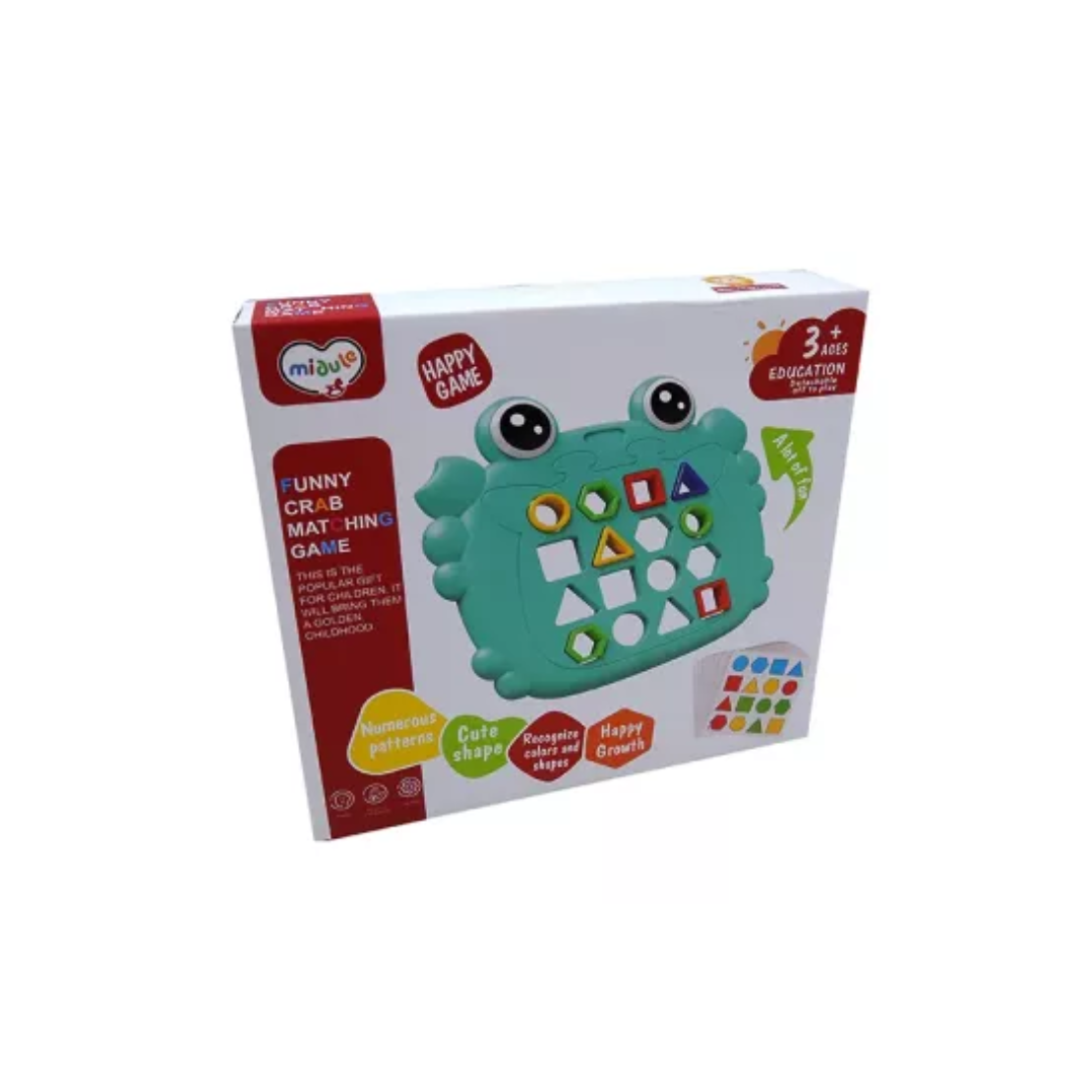 Midule Rák alakú formakirakó kicsiknek 18 darab formával (12)