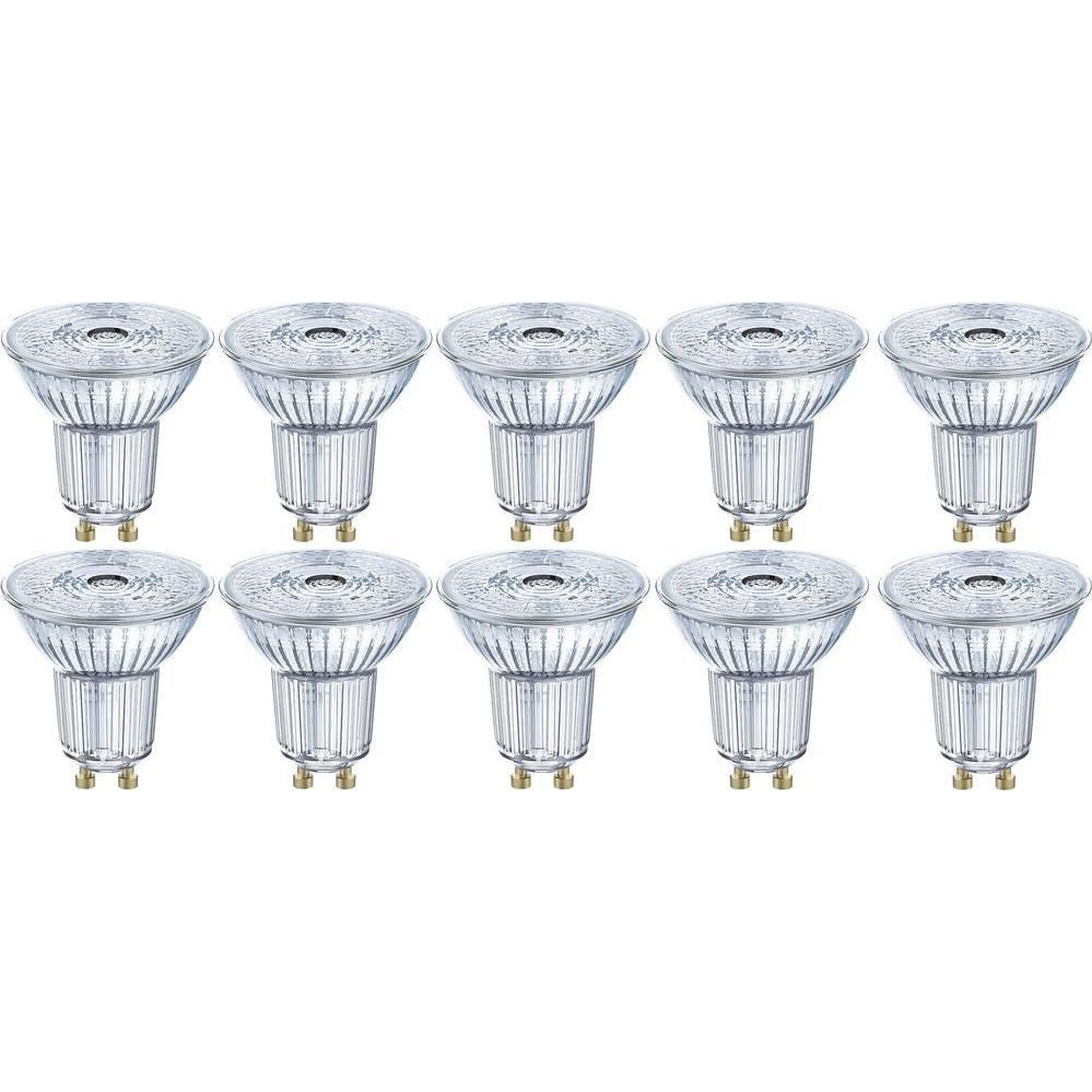 Osram Base PAR16 műanyag ház/4,3W/350lm/2700K/GU10 LED spot izzó 10 db (4058075036680)