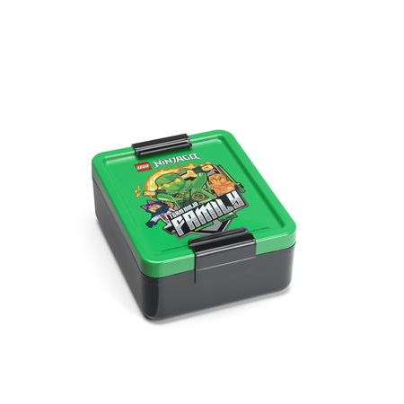 Lego Uzsonnás doboz,  "Ninjago", zöld-fekete-mintás (L40520803)