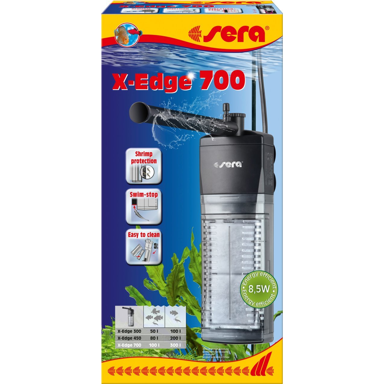 Serax-Edge 700 Energiatakarékos Sarokszűrő 100-300 L Akváriumba 32657 (SE-32657)