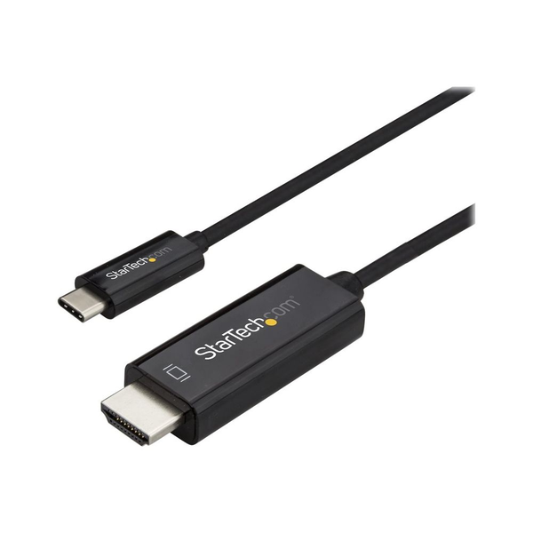 StarTech.com CDP2HD1MBNL video átalakító kábel 1 M USB C-típus HDMI Fekete