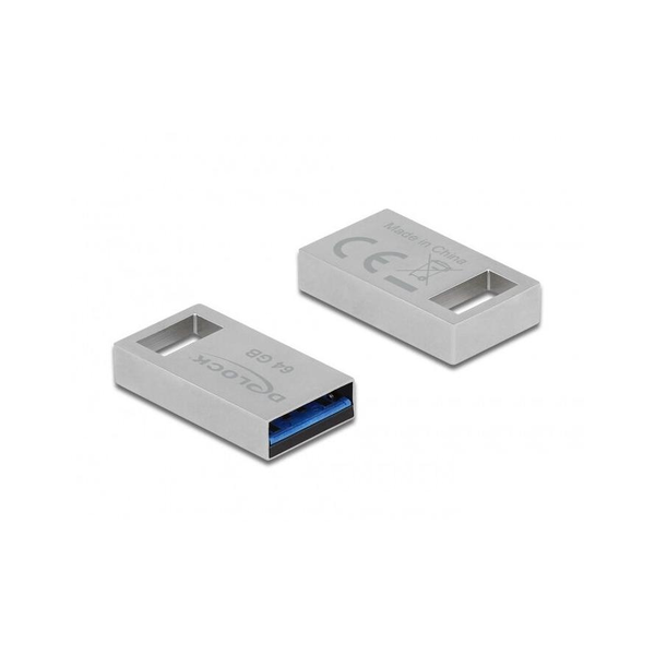 Pendrive Delock 54071 64 GB USB 3.0 stříbrný