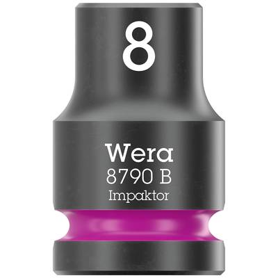 Wera 8790 B Impaktor (05005500001) Külső hatlap Dugókulcs betét 8 mm 1 db 3/8 (05005500001)