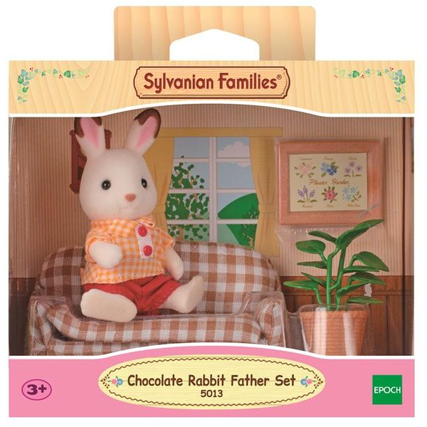 Sylvanian Families Csoki Nyuszi papa heverővel szett