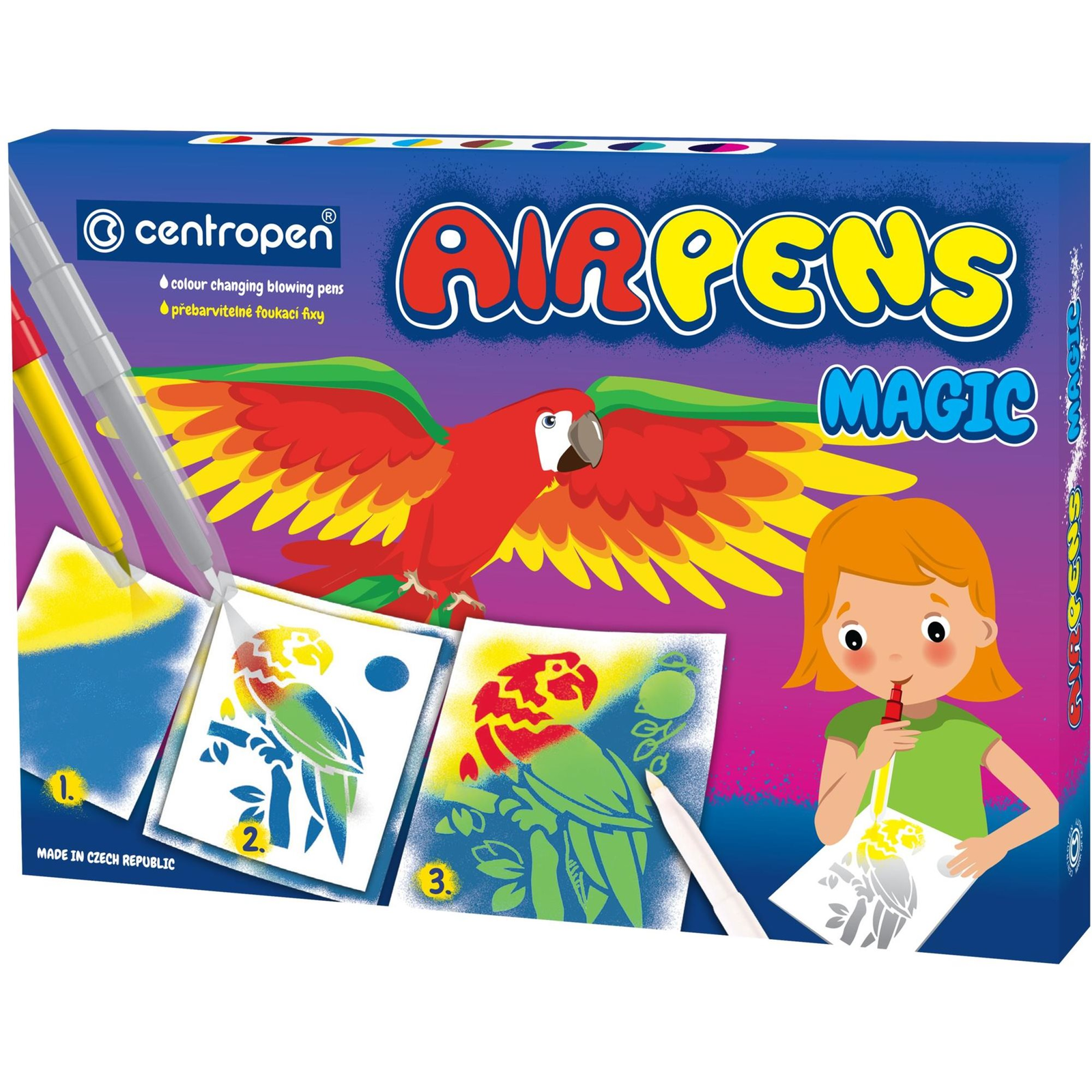 CENTROPEN Air Pens 1549, fújós, magic, 11 db a csomagban (8595013621677)