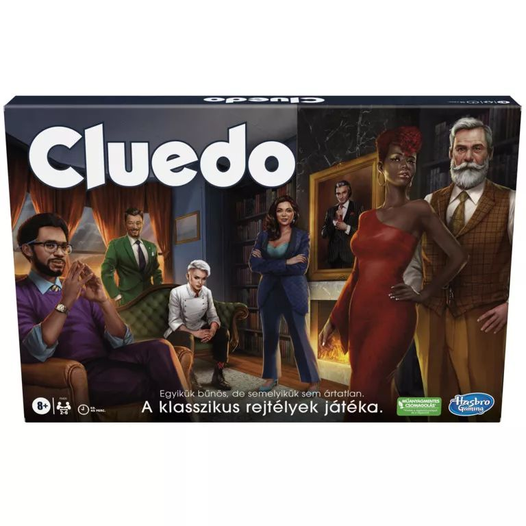 Hasbro Cluedo stratégiai társasjáték - új kiadás (F6420)