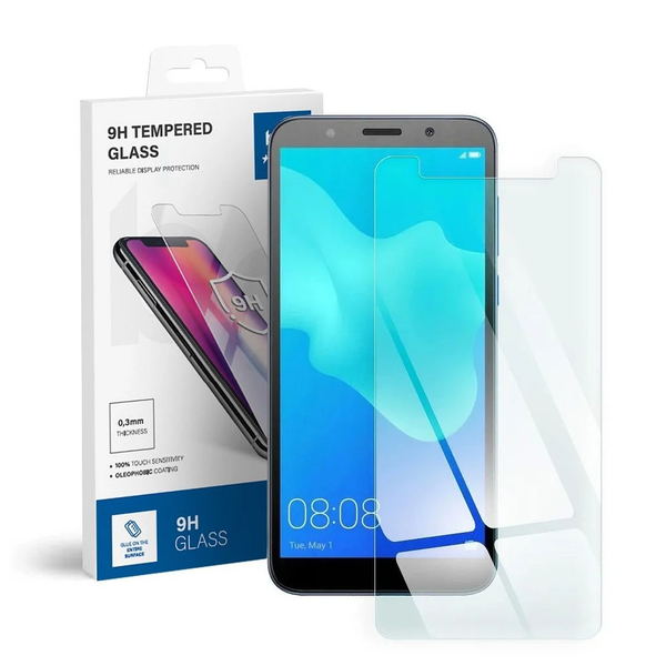 Huawei Y5 2018 készülékhez Blue Star edzett üvegfólia