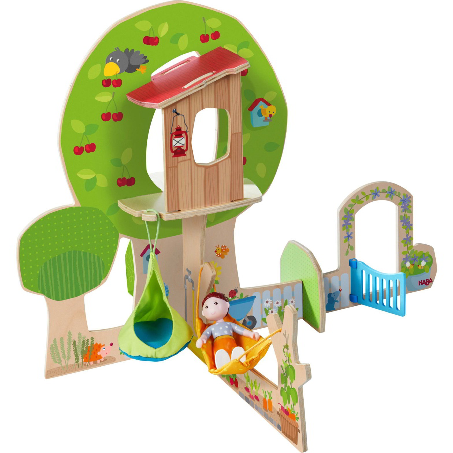 HABA 306716 - Little Friends Kert és Erdő Fa játék készlet (1306716001)