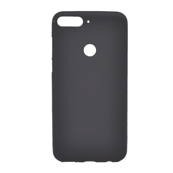 Szilikon telefonvédő (matt) FEKETE [Huawei Y7 Prime 2018 (Y7 2018)] (5996457774395)