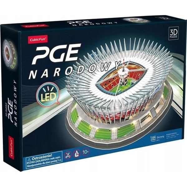 3d Puzzle Pge National Stadium Led Version L541h Cubic Fun
