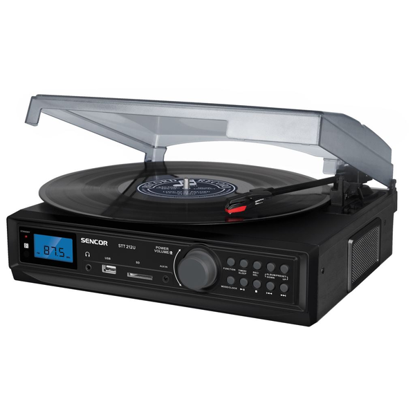 Gramofon Sencor STT 212U černý