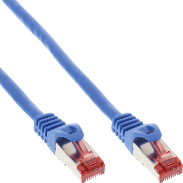 InLine B-76450B cable de red Azul 0,5 m Cat6 S/FTP (S-STP)