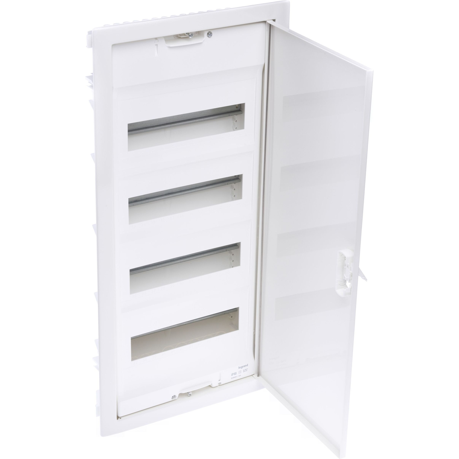 Legrand Vstavaná rozvodnica N+PE 4x12 kovové dvere 602434