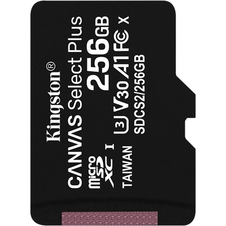 KINGSTON PAMĚŤOVÁ KARTA 256 GB MICRO SD CLASS 10