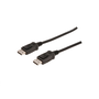 Кабел ASSMANN, За HDMI/DP/DVI/VGA, USB, Черен, 1м